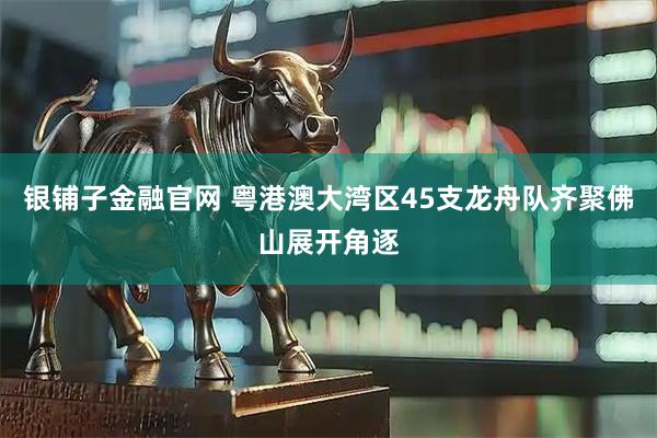 银铺子金融官网 粤港澳大湾区45支龙舟队齐聚佛山展开角逐